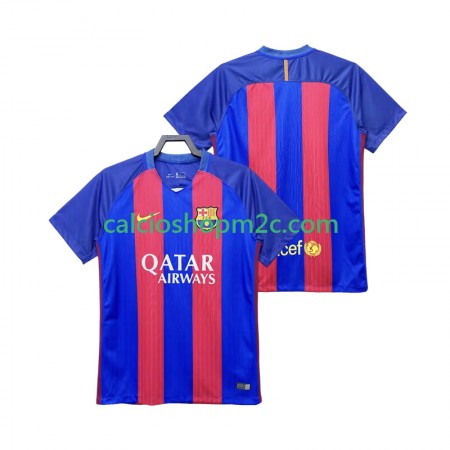 Barcellona 2016 2017 Retro Maglia Prima Manica Corta